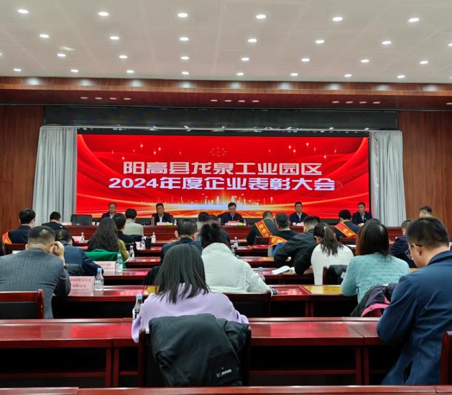 陽高縣龍泉工業(yè)園區(qū)2024年度企業(yè)表彰大會召開